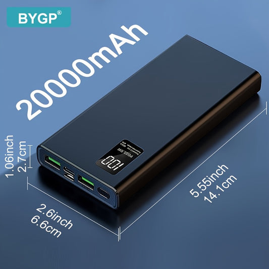 Power Bank BYGP Ultra Veloce⚡  20.000mAh, Display LED  Per iPhone e Android