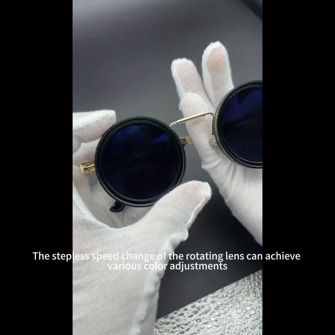 Occhiali Luce Regolabile - Lenti Alluminio/Magnesio - Per Feste & Eventi - Custodia Inclusa