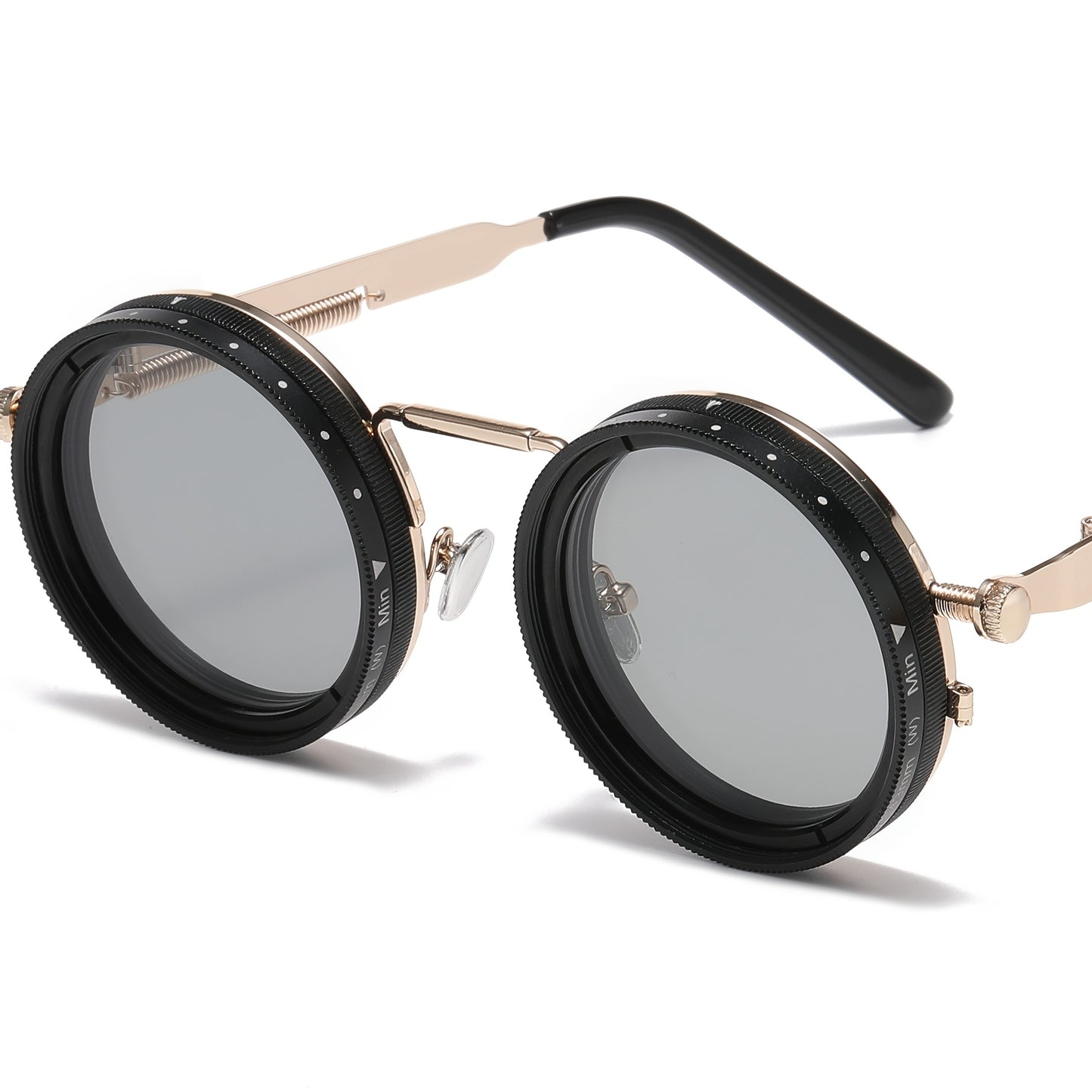 Occhiali Luce Regolabile - Lenti Alluminio/Magnesio - Per Feste & Eventi - Custodia Inclusa