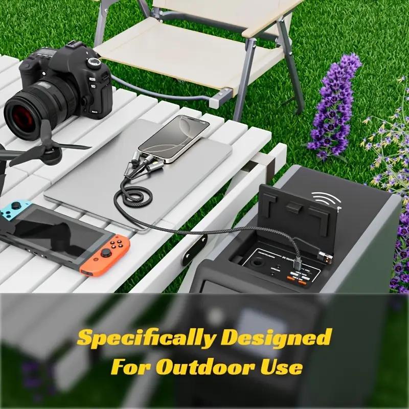 Cavo 5-in-1 USB-C 🔥 | Ricarica 68W + Accendino + Luce Emergenza | Per Auto e Outdoor