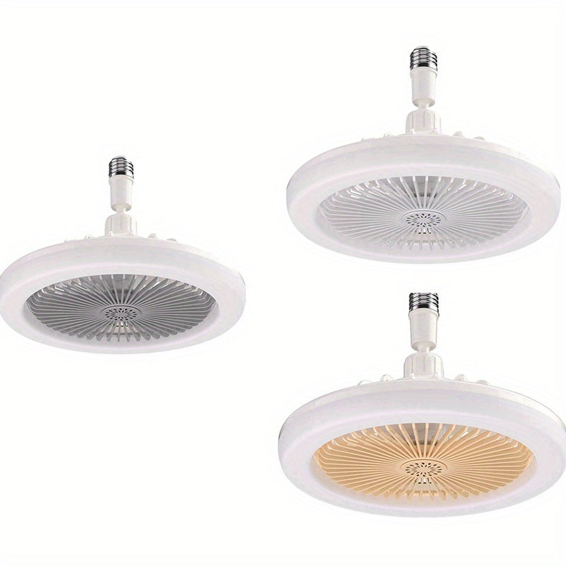 Ventilatore Soffitto LED 10" - 3 Velocità + Luce RGB 3000K-6500K, Telecomando