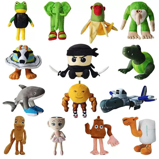 42style Tralalelo Tralala Peluche Tungtung Italiano Brainrot Al Tralalero Tralala Peluche Bambola Farcito Morbido Cuscino Giocattoli Personalizzati
