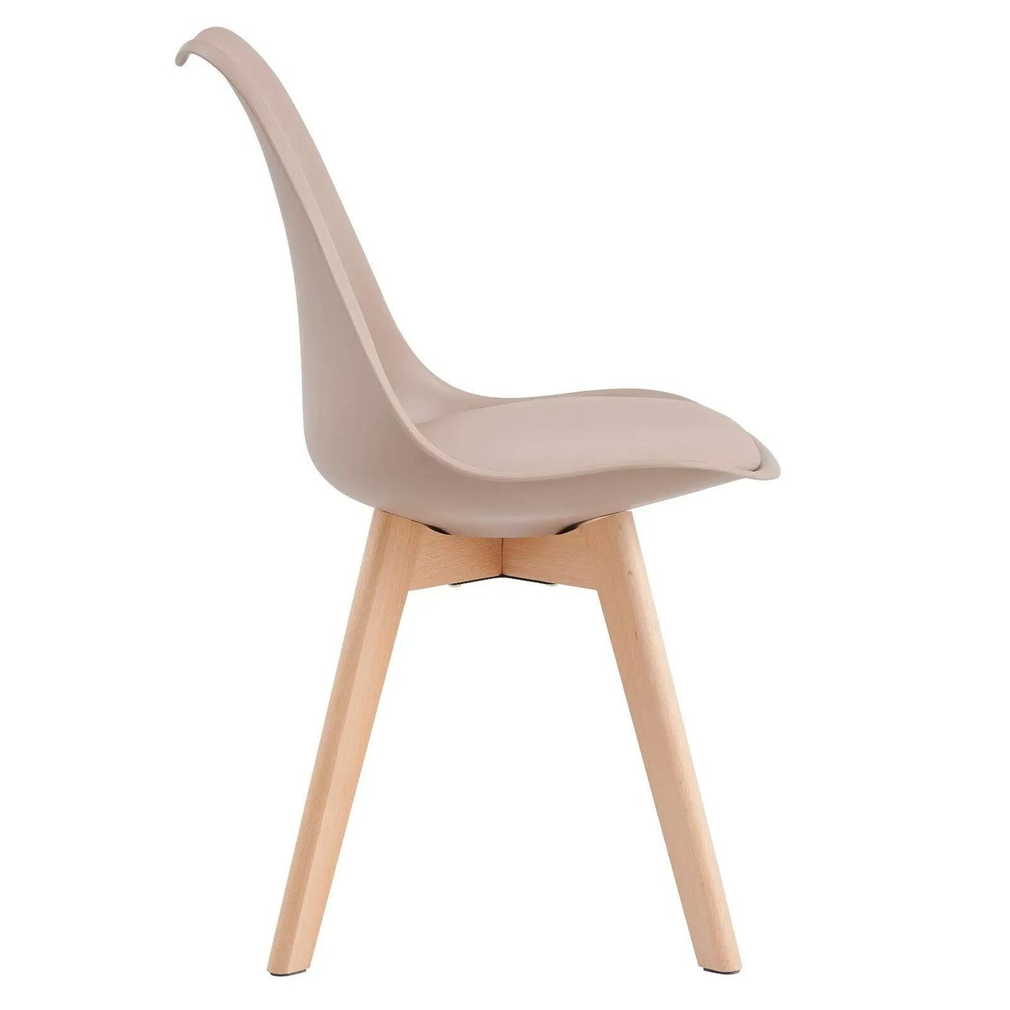 Set 4 Sedie Mod. Eva - Design Ergonomico, 7 Colorazioni, Per Interni/Esterni