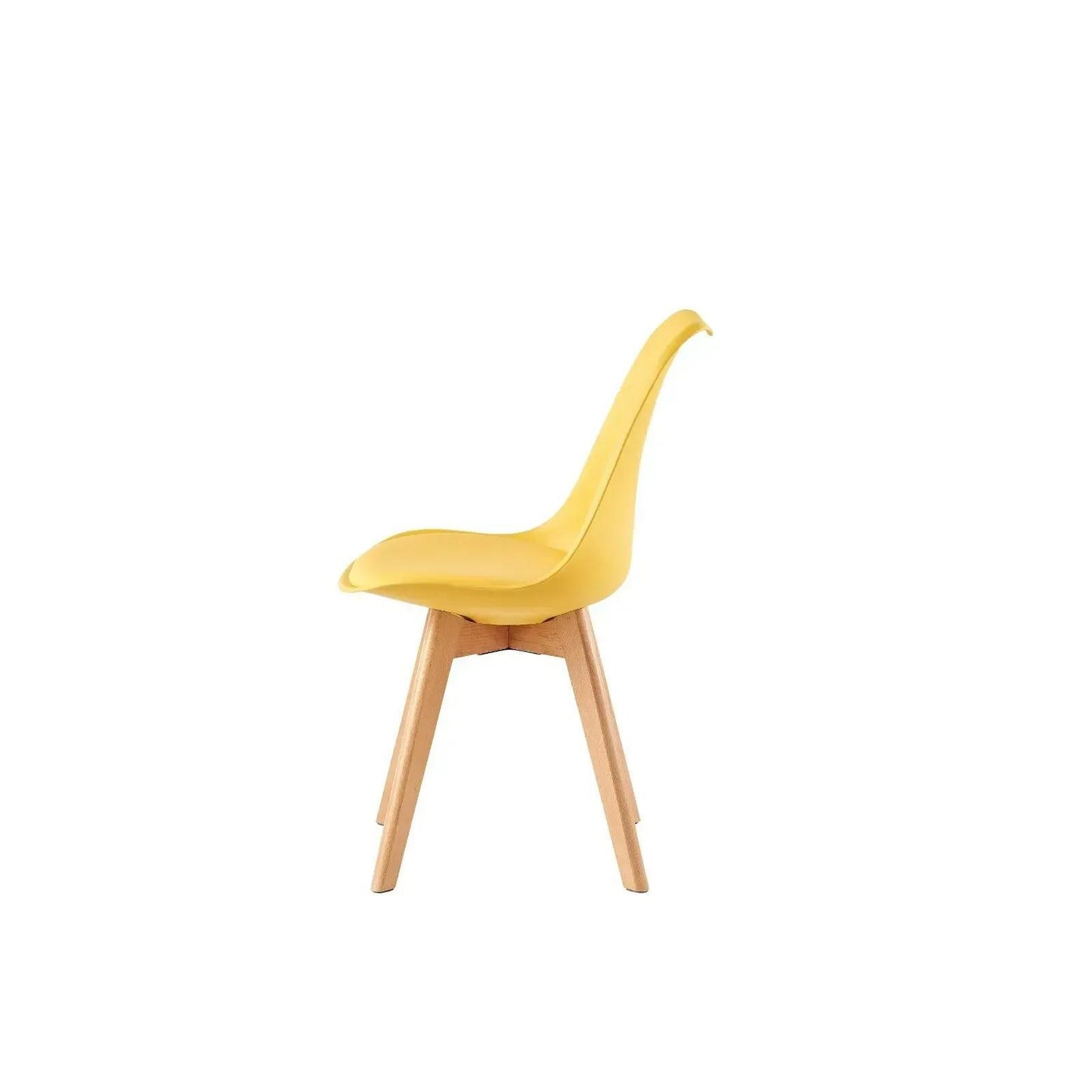 Set 4 Sedie Mod. Eva - Design Ergonomico, 7 Colorazioni, Per Interni/Esterni