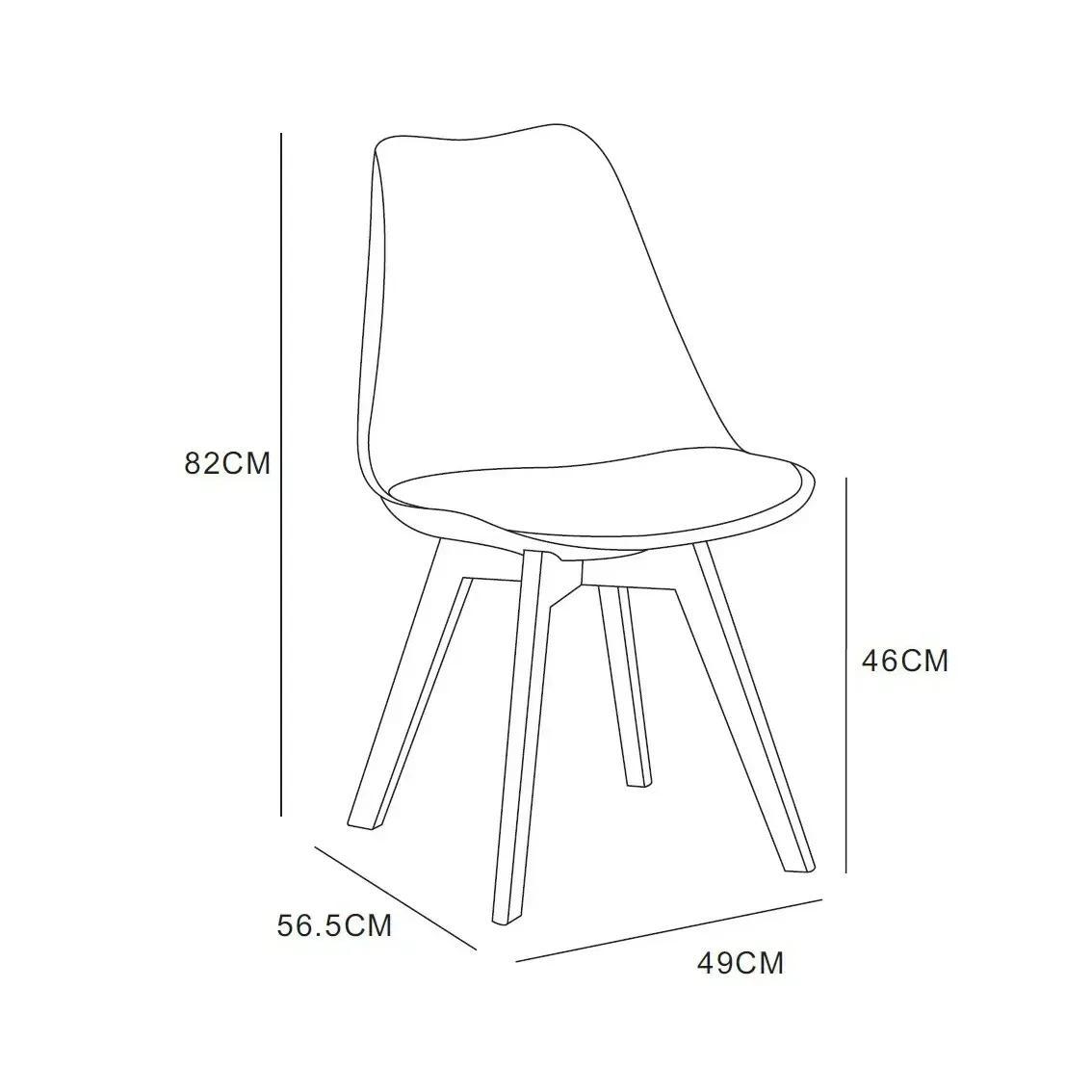 Set 4 Sedie Mod. Eva - Design Ergonomico, 7 Colorazioni, Per Interni/Esterni
