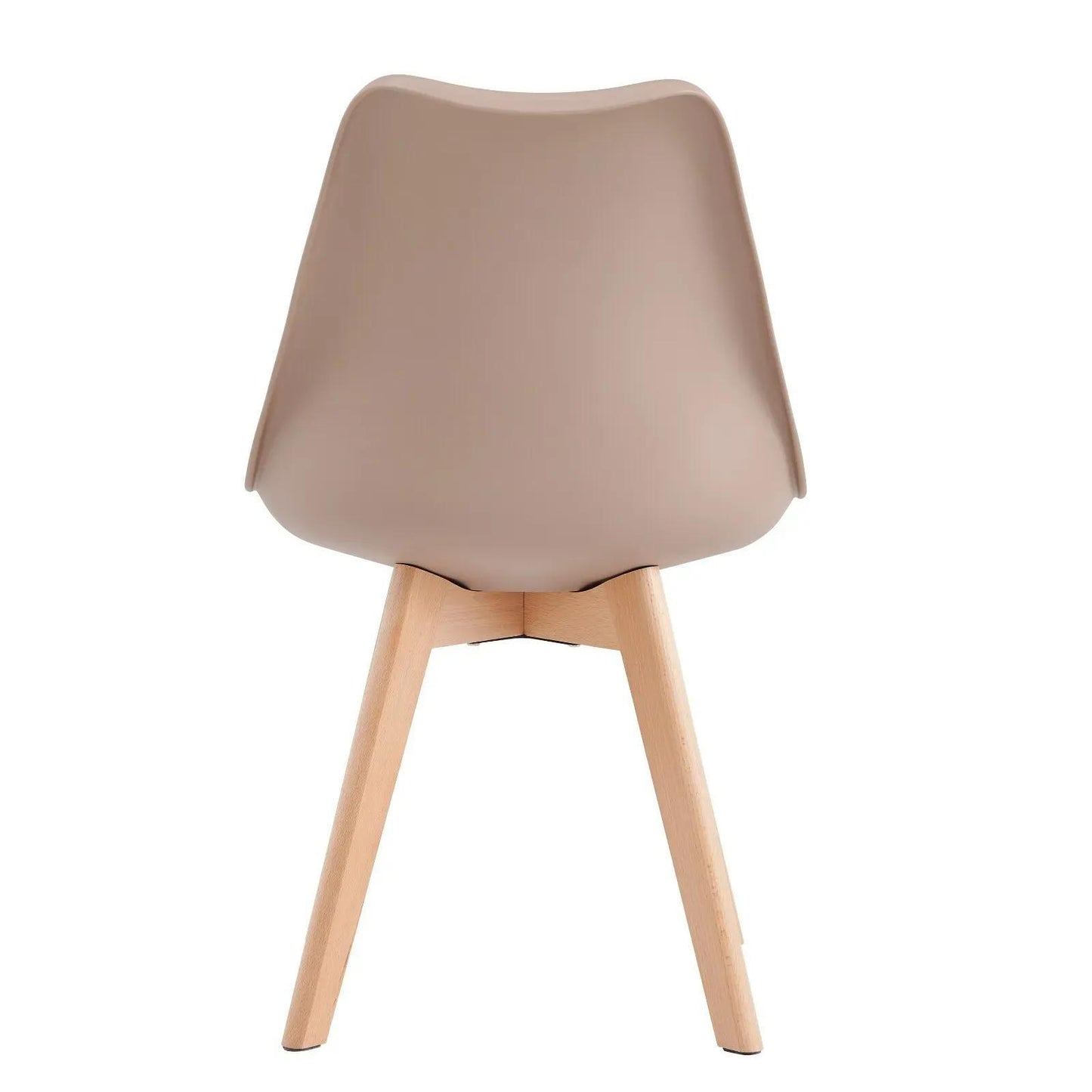 Set 4 Sedie Mod. Eva - Design Ergonomico, 7 Colorazioni, Per Interni/Esterni