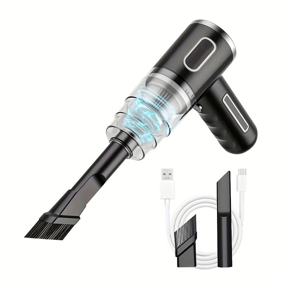 Aspirapolvere Auto 120W Senza Fili - Turbo Ciclonico, Ultra-Portatile, Ricaricabile