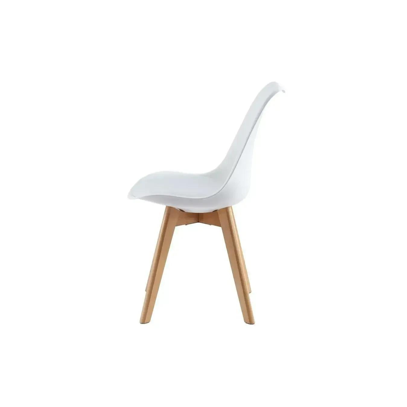 Set 4 Sedie Mod. Eva - Design Ergonomico, 7 Colorazioni, Per Interni/Esterni