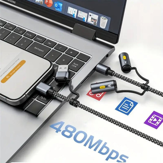 Cavo 5-in-1 USB-C ๐ฅ | Ricarica 68W + Accendino + Luce Emergenza | Per Auto e Outdoor