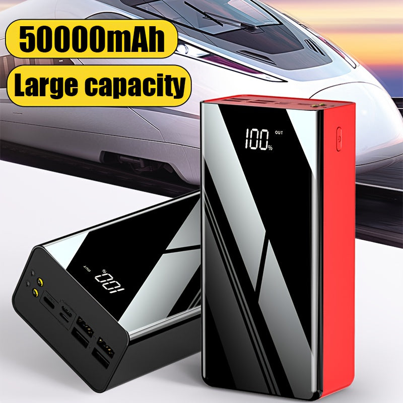 Power Bank 50.000mAh 🔋 | Display LED, Torcia & Emergenza | Regalo Perfetto