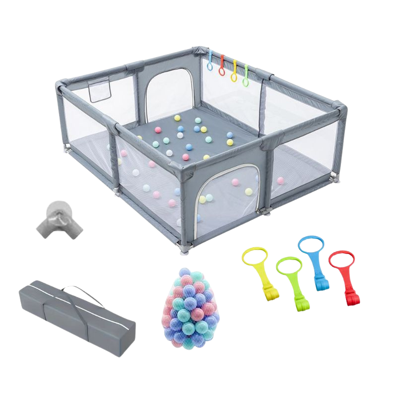 Box Parco Giochi Bambini 6Mesi-6Anni con Palline e Recinzione Sicurezza