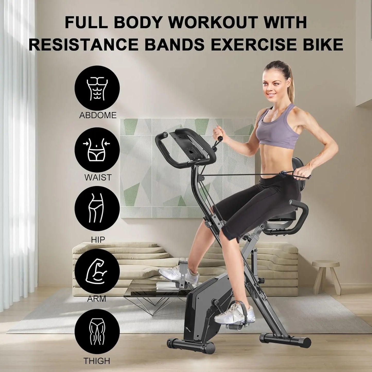 🚴♀️ Bici Elettrica Pieghevole - 8 Livelli Resistenza, Sensore Cardio, LCD, per Allenamento Indoor
Risparmia spazio e tonifica i muscoli! Design compatto e performance professionali. 💪✨