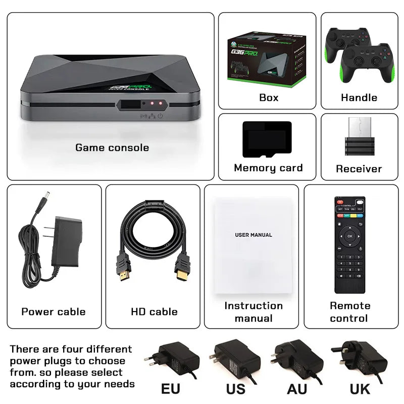 🎮 Super Console G36 Pro - 256GB, 120.000+ Giochi Retro, Emula PS1/PSP/MAME, Regalo Perfetto!
