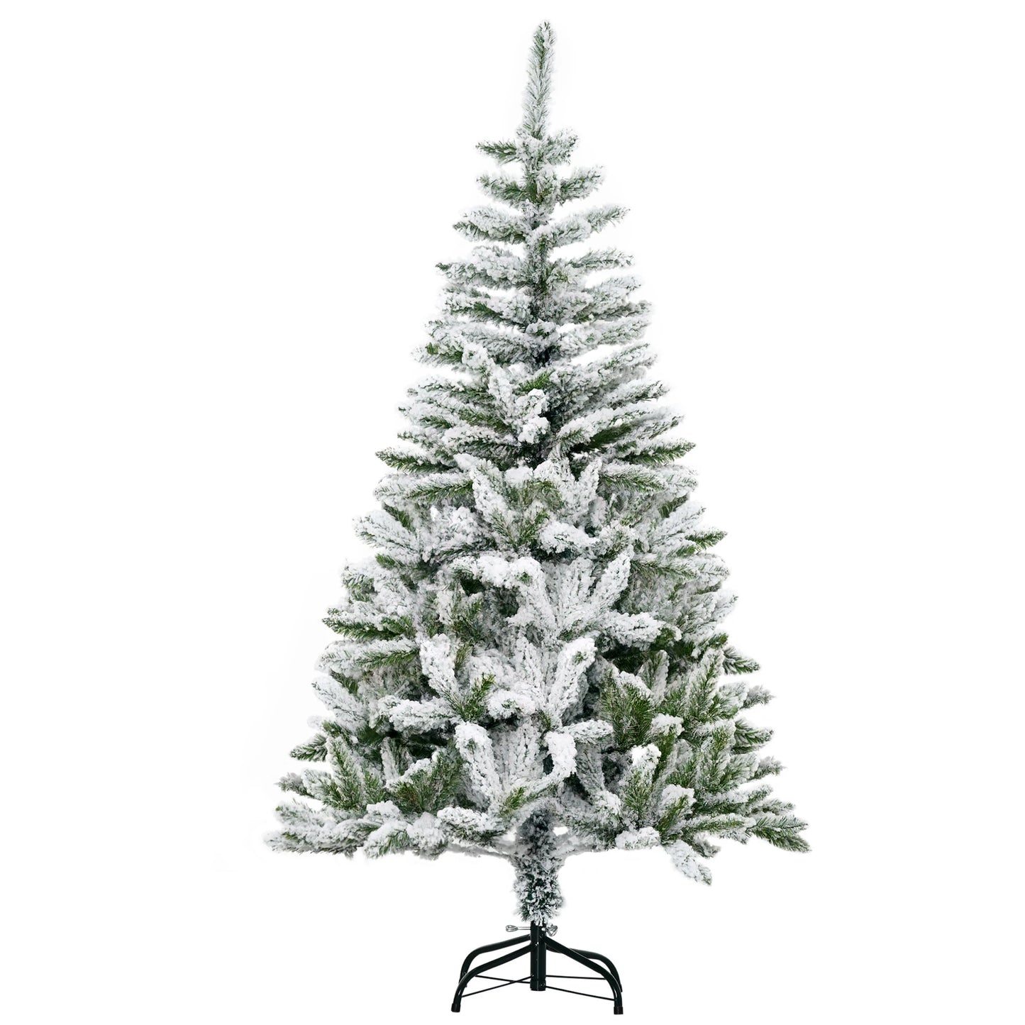 🎄 Albero di Natale HOMCOM 150cm/120cm - Albero Artificiale con Neve e Punte Innevate
Tradizione e magia natalizia! Perfetto per un Natale senza fronzoli. 🌟