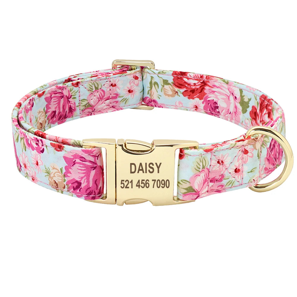 COLLARE CANI PERSONALIZZATO! 🐶 Nylon Resistente + ID GRATIS - Taglia S/M/L
