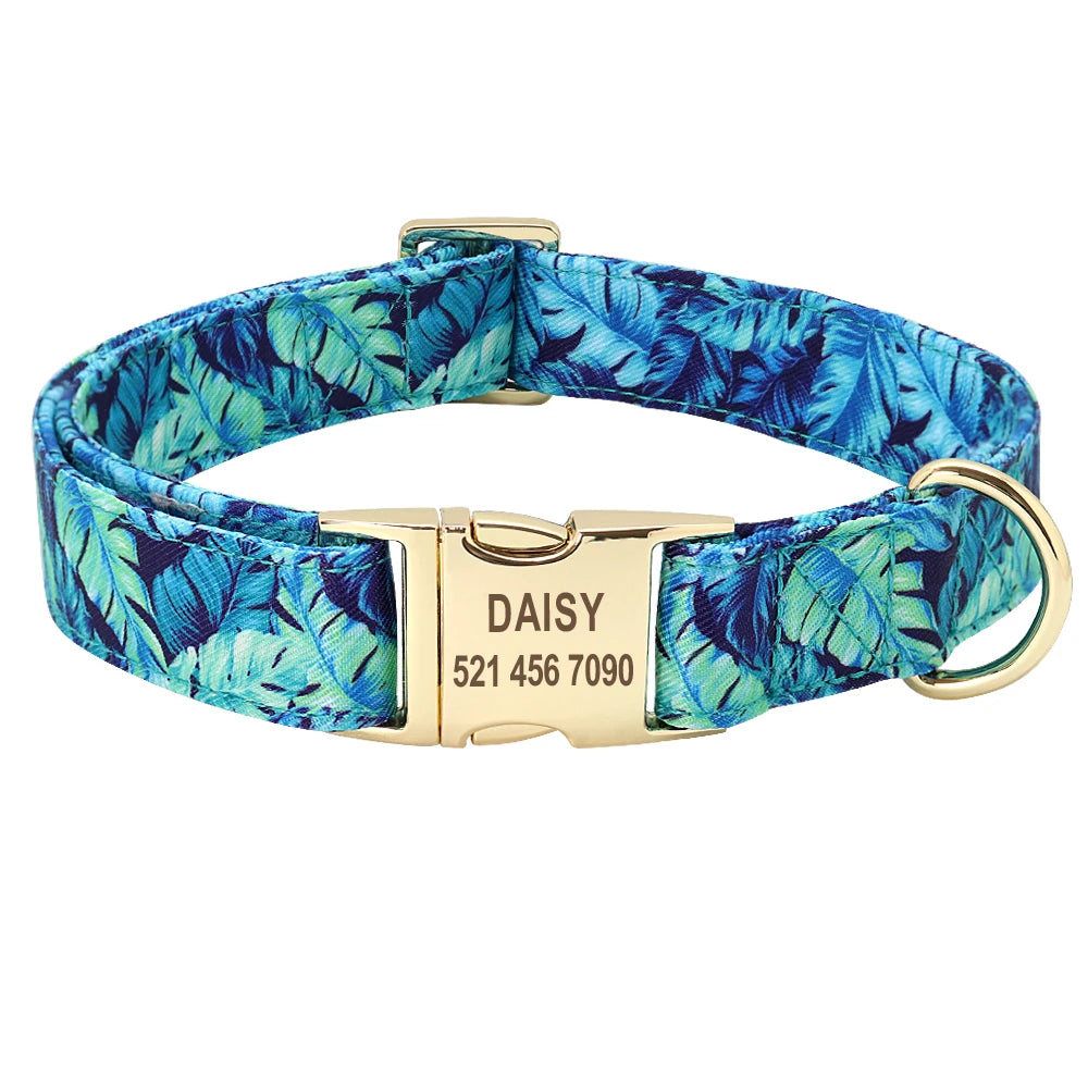 COLLARE CANI PERSONALIZZATO! 🐶 Nylon Resistente + ID GRATIS - Taglia S/M/L
