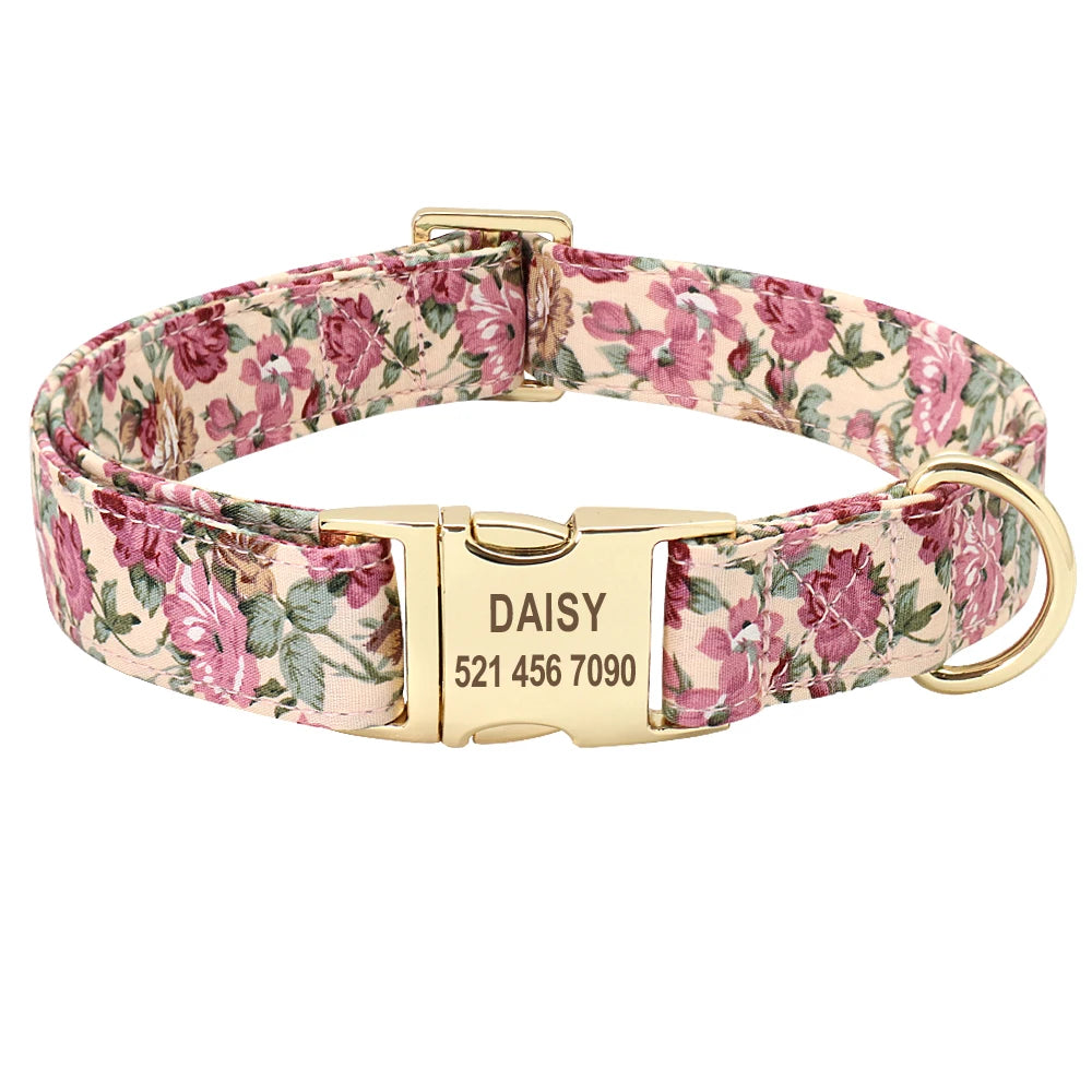 COLLARE CANI PERSONALIZZATO! 🐶 Nylon Resistente + ID GRATIS - Taglia S/M/L