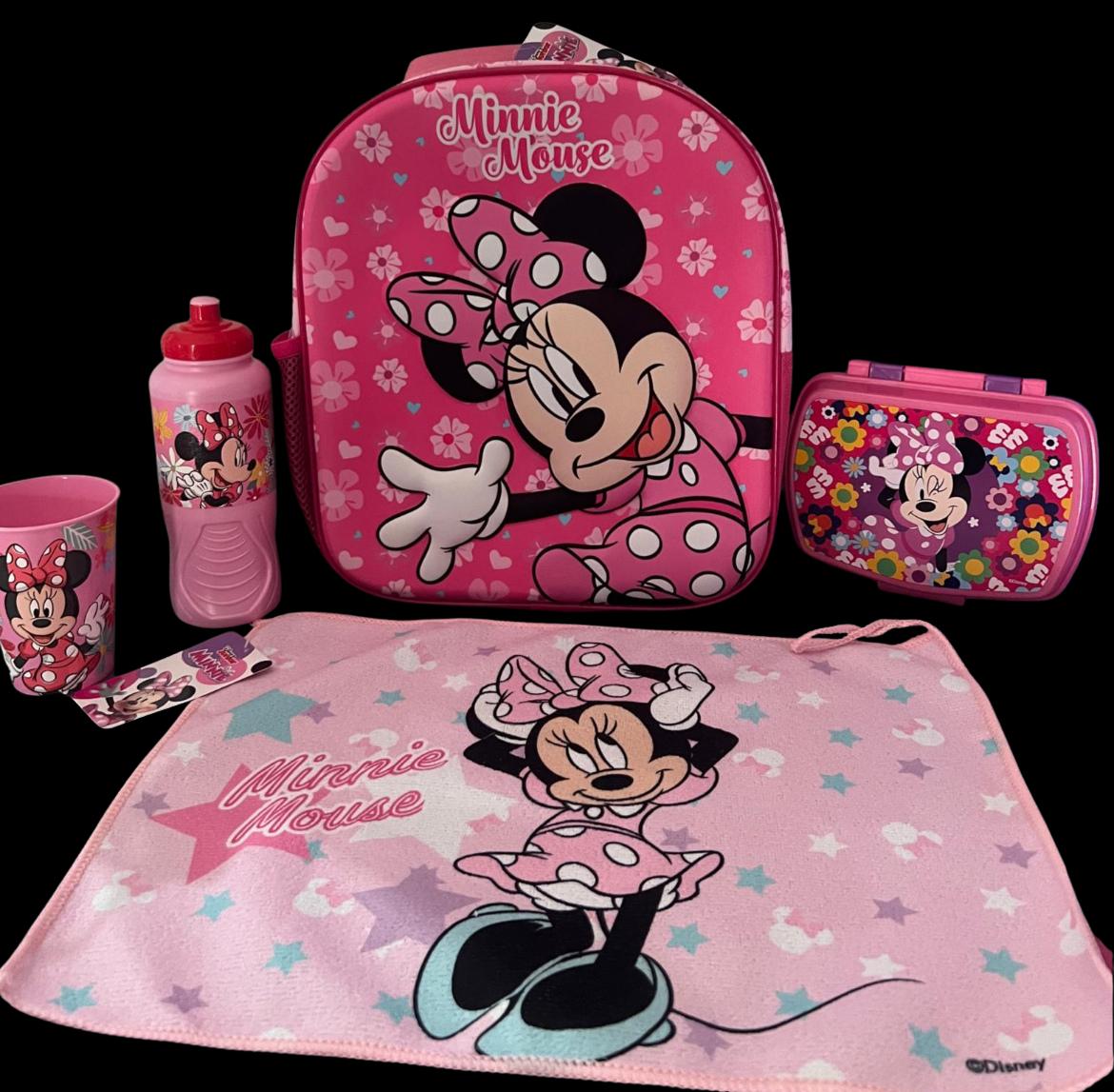 SET SCUOLA ZAINO 3D + ACCESSORI BAMBINO BAMBINA RITORNO A SCUOLA