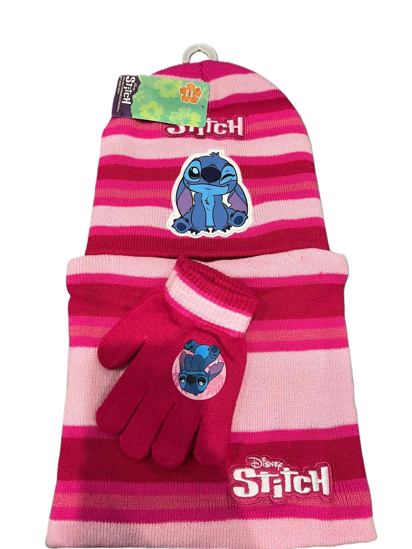 Set Cappello, Guanti e Scaldacollo per Bambini | Minnie, Topolino, Sonic, Stitch, Dragon Ball | Taglia Unica | Regalo Perfetto per Natale