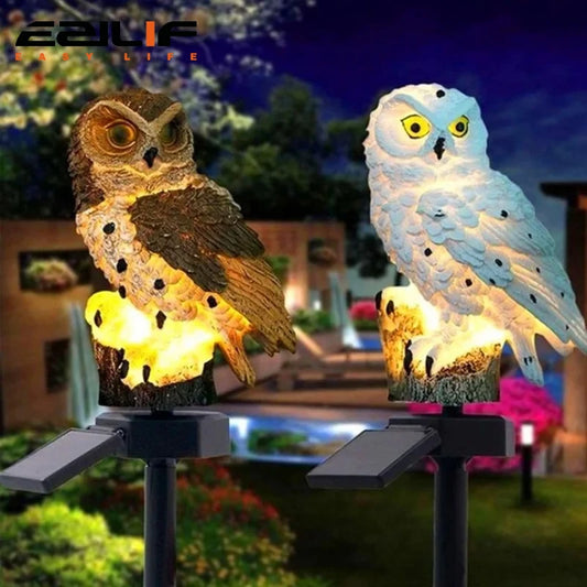 π¦ Lampada Solare Gufo - Luci LED da Esterno per Giardino, Impermeabile e Autoalimentata!