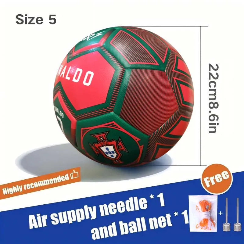 ⚽ Pallone da Calcio Alta Qualità - Official Size 4/5, PU Senza Cuciture, per Match e Allenamento!
Perfetto per campi erba e sintetico. Risposta di precisione e durata estrema!