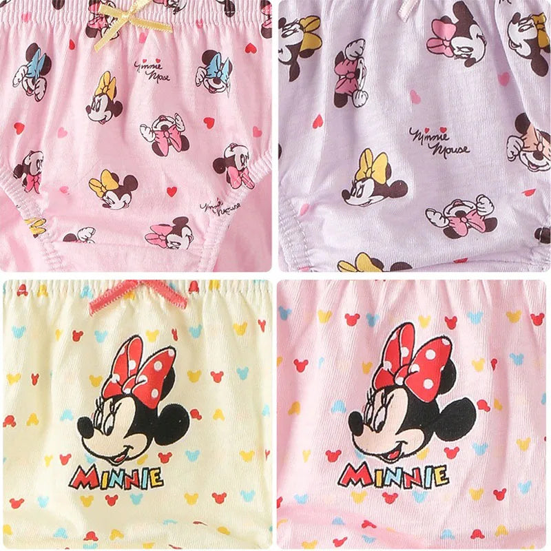 👶 Confezione da 5 Mutandine Bambina Mickey - Cotone Morbido