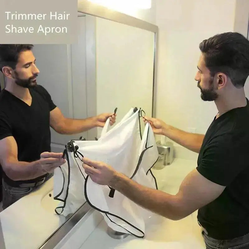 🧔 "Grembiule Anti-Catastrofe" – Per Barba e Baffi Senza Macchie!