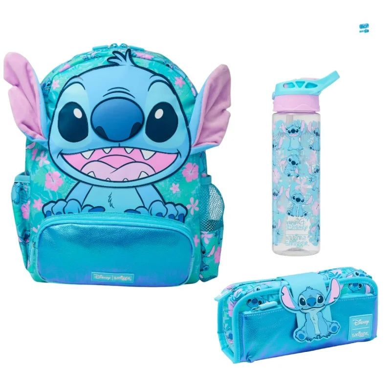 Tutto per la Scuola Stitch Zaino Astuccio Borraccia Porta Merenda