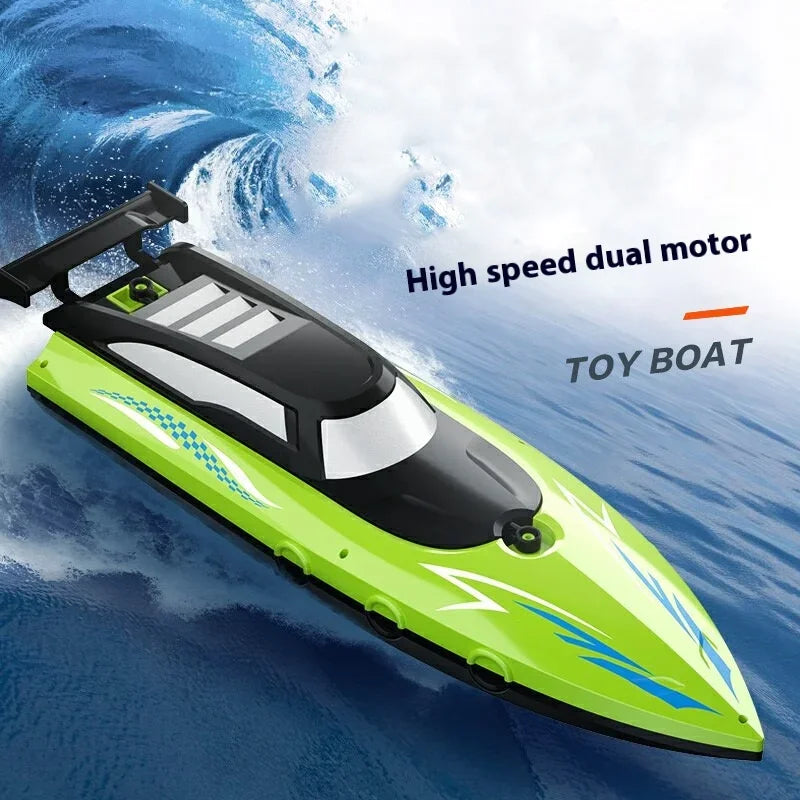 Barca RC 2.4Ghz Ad Alta VelocitĂ  - Giocattolo per Bambini Piscina/Lago