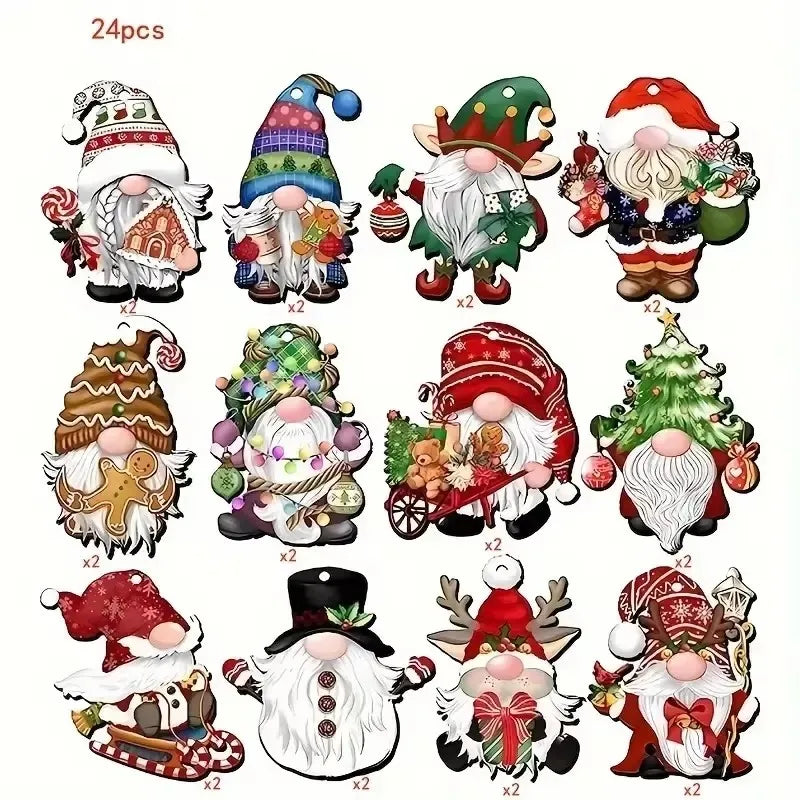 π Gnomi Natalizi in Legno - 12/24pcs Decorazioni Appendibili per Albero di Natale, Targhette Creative
Simpatici gnomi in legno per un tocco magico e rustico sul tuo albero! π
β¨