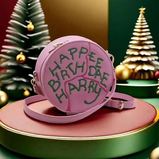 Borsa Zaino Tracolla Stile Harry Potter Torta Compleanno Hagrid Binario 9¾, Borsa Treno Magico, Regalo Natale