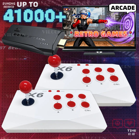 ๐ฎ TV Game Stick Arcade 4K - 50.000+ Giochi, Doppio Joystick, Plug & Play per TV!
Rivivi l'era arcade con classici come MAME, Sega e PS1. Regalo perfetto per bambini e nostalgici! ๐น๏ธโจ