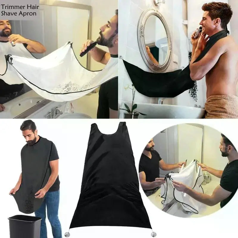 🧔 "Grembiule Anti-Catastrofe" – Per Barba e Baffi Senza Macchie!