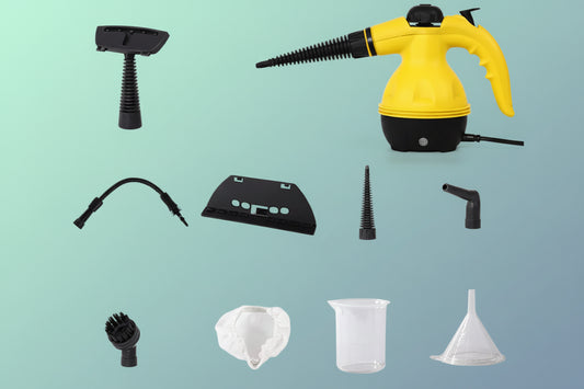 Pulitore a Vapore Portatile ad Alta Temperatura 1500W | Vapore 3 Bar | per Cappa Cucina, Bagno, Auto, Vetri, Sanificazione Domestica