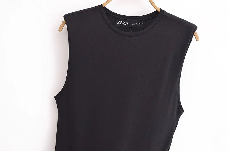 🌸 Abito Longuette Donna 2025 - Cintura a Pieghe & Senza Maniche! Per Feste/Vacanze