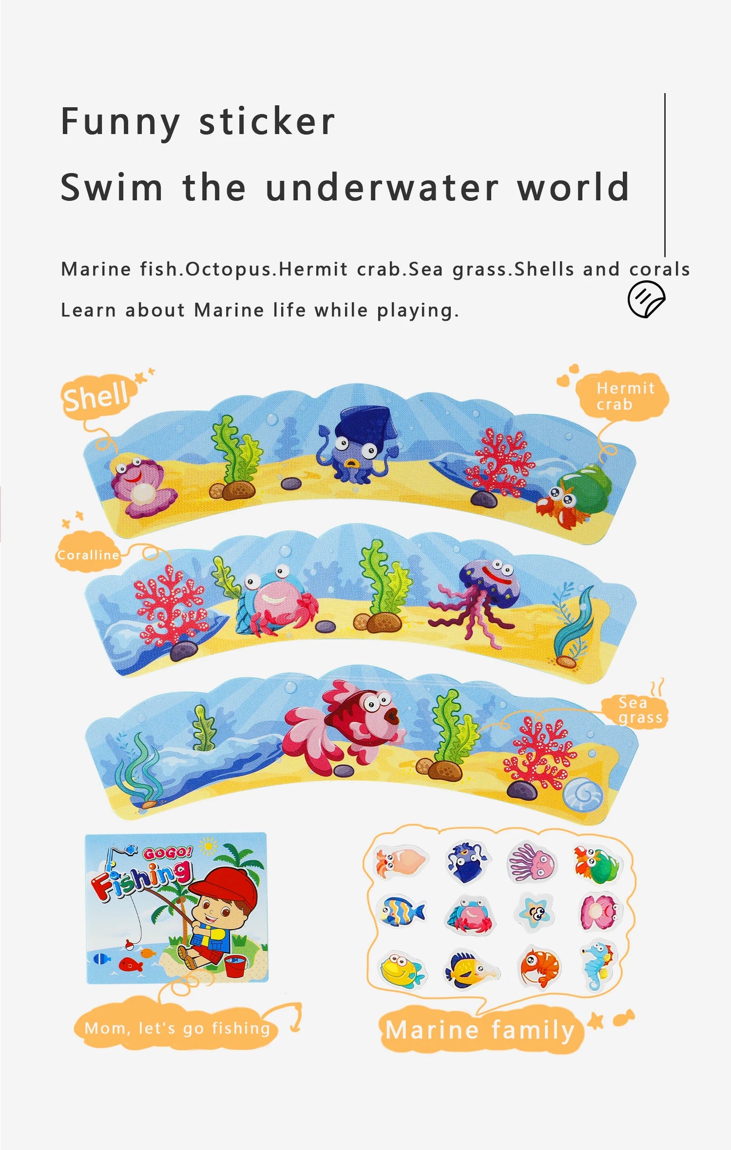 Pesca Giocattolo Elettrico con Luci/Musica - Regalo Perfetto Bambini Blu/Rosa