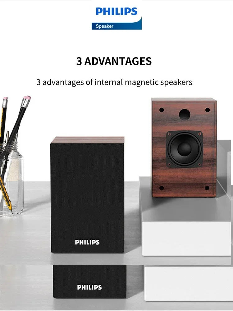 Altoparlante Bluetooth Philips SPA20, Audio 360° Stereo, per PC Laptop Macbook