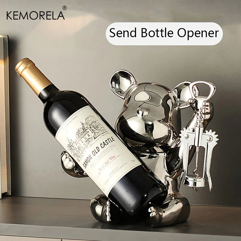 🍷 PORTABOTTIGLIE CREATIVO CON APRIBOTTIGLIE DESIGN CARINO E FUNZIONALE
