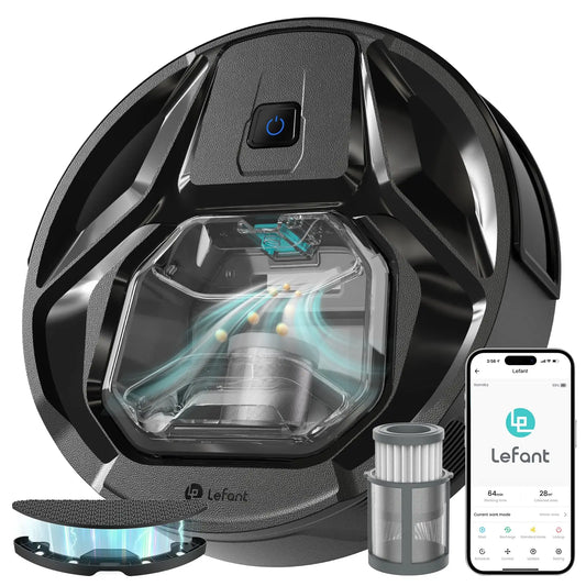 Aspirapolvere Robot 6000Pa M320 con Mop, 210min Autonomia, Controllo App