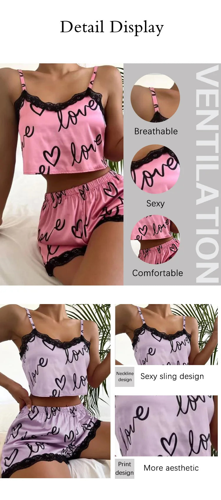 🔥 SET 2 PANTALONCINI PIGIAMA SEXY – Comodi & Sensuali