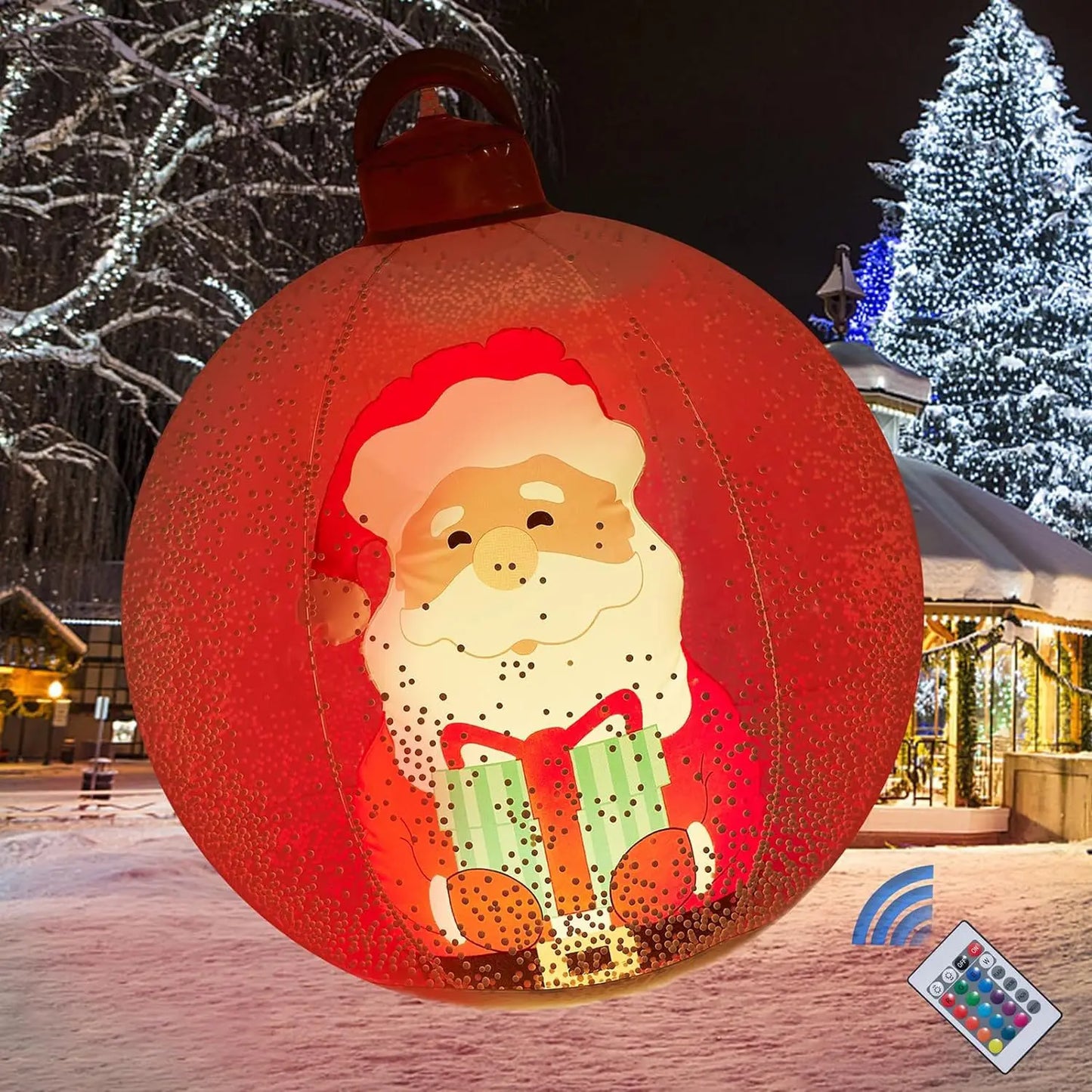 🔮 Palla Natalizia Inflabile Trasparente 60cm - Decorazione con Luci, Sfera PVC per Interni ed Esterni
Magia luminosa per il tuo Natale! Facile da gonfiare e resistente. Perfetta per giardini e salotti.