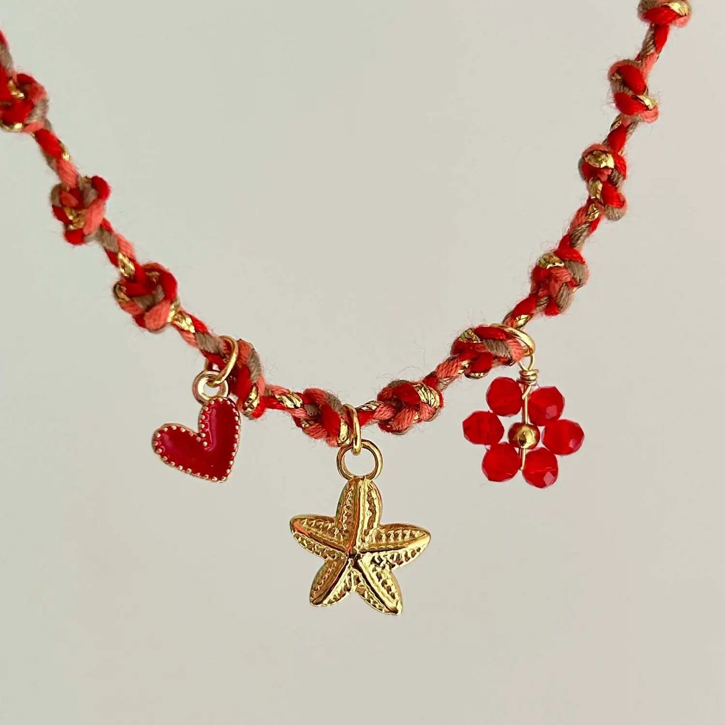 Collana Multicolor Donna Vari Ciondoli