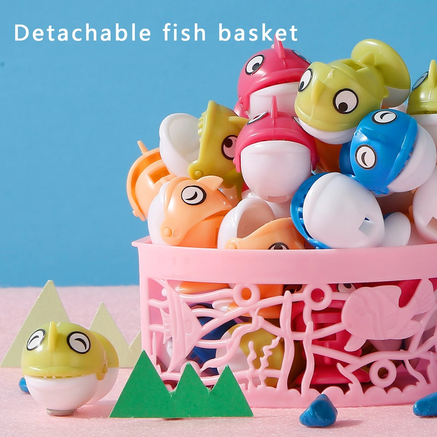Pesca Giocattolo Elettrico con Luci/Musica - Regalo Perfetto Bambini Blu/Rosa