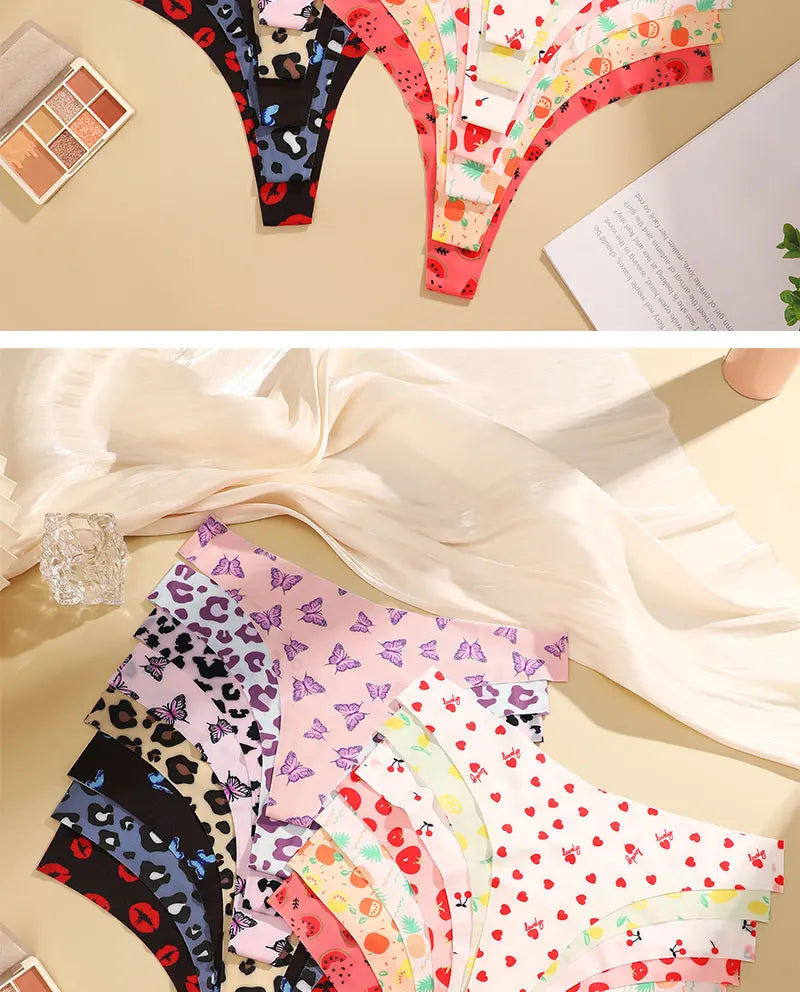 3 Mutandine Sexy Donna - Perizoma T-Back Vita Bassa - Intimo Colorato Senza Cuciture