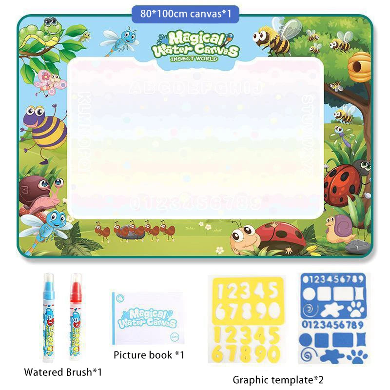 🎨 Magic Water Drawing Mat - Tappeto Magico per Disegnare ad Acqua