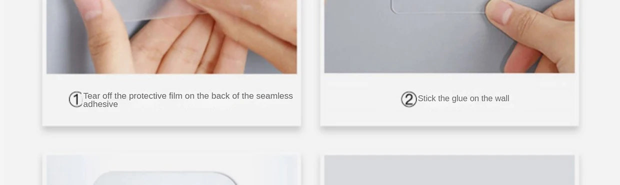 Scaffale Parete Adesivo - Per Cucina, Bagno - No Fori, Porta Oggetti