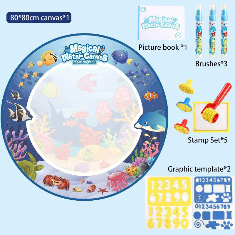 🎨 Magic Water Drawing Mat - Tappeto Magico per Disegnare ad Acqua