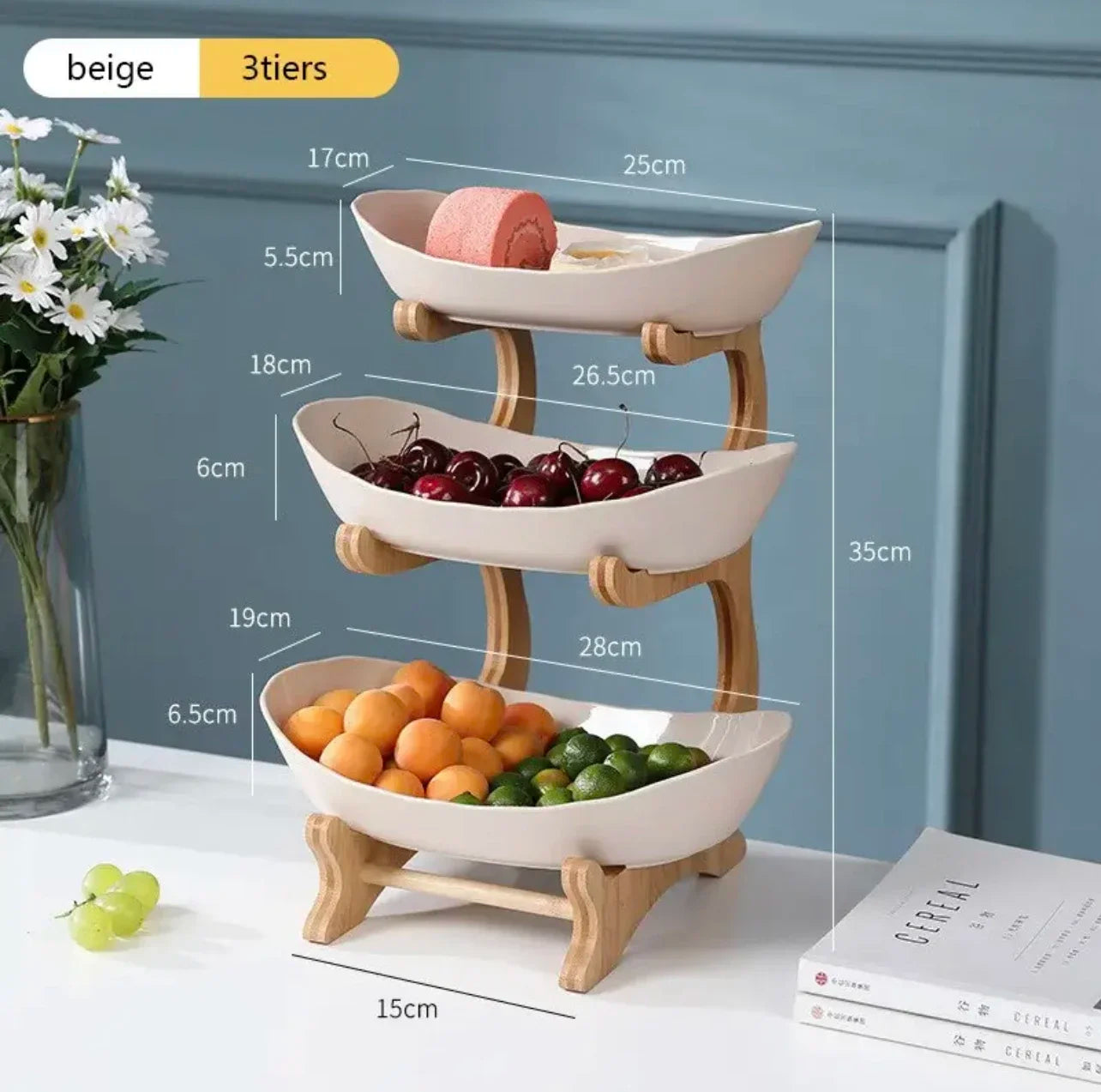 VASCA PORTAFRUTTA MODERNA 2/3 PIANI – DESIGN CREATIVO & PRATICO