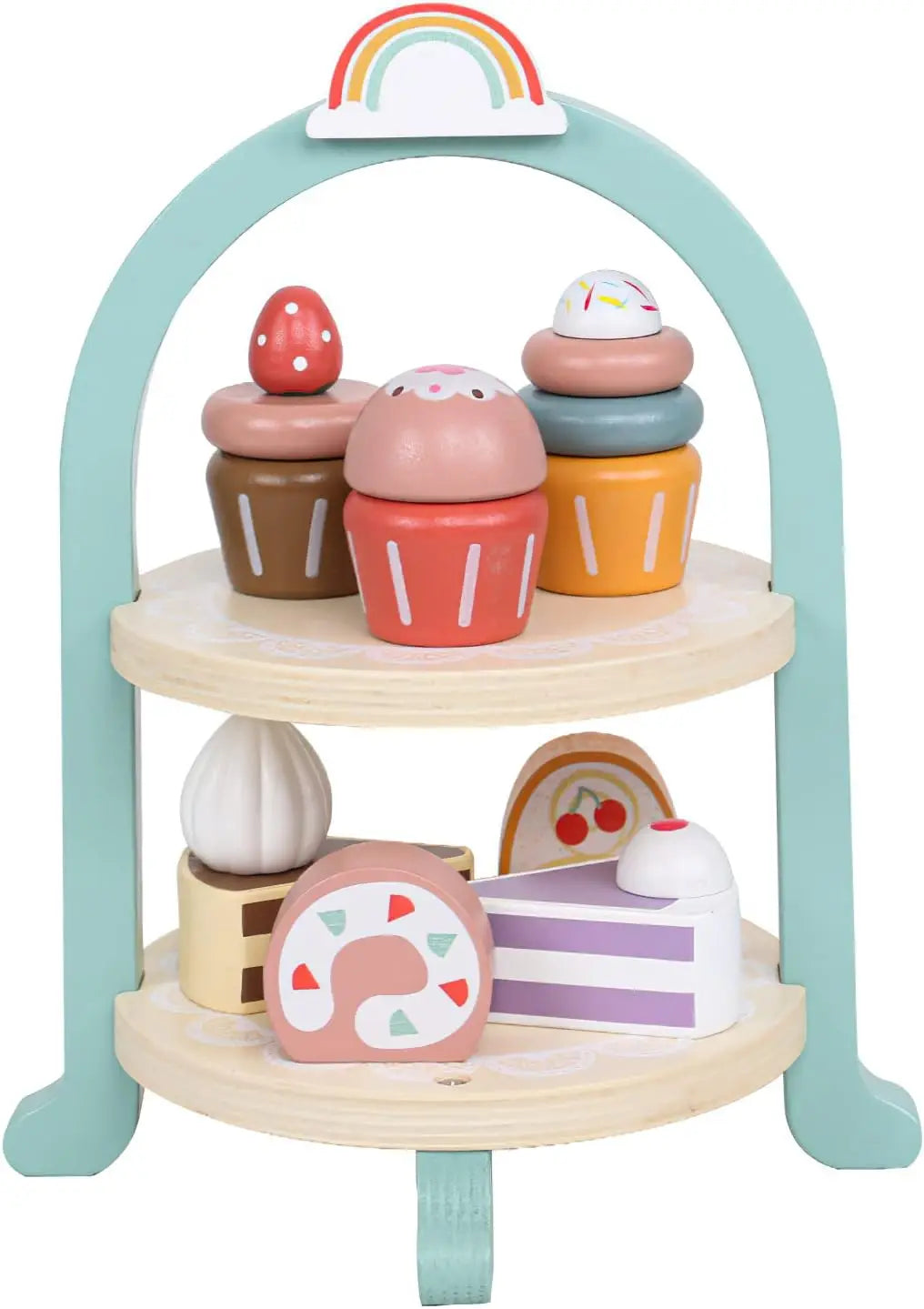 ☕ Set Tè Pomeridiano in Legno per Bambini – Gioco di Ruolo Princess Tea Party!