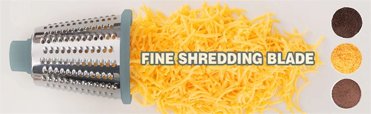 Grattugia 3 in 1  - Affetta Verdure, Noci, Formaggio - Trituratore Manuale